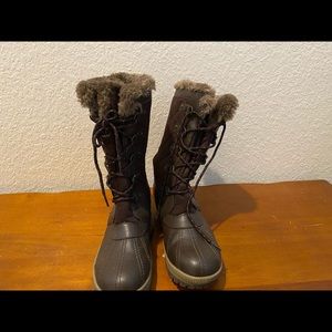 Totes brown winter boots